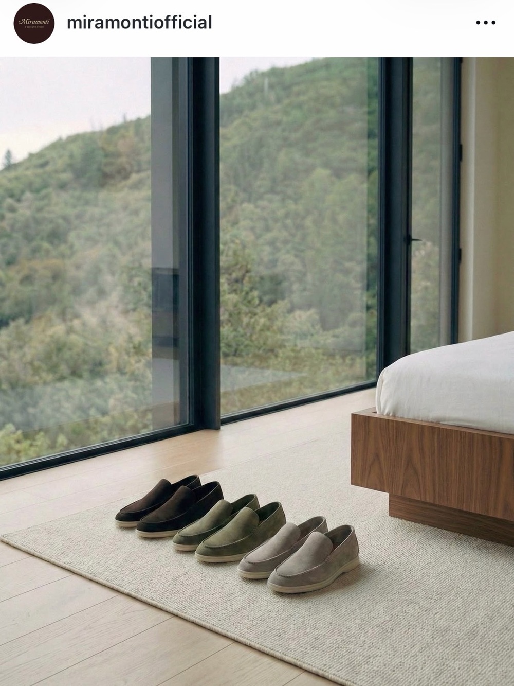 Miramonti Suede Slip-On Loafers — Olive, Taupe & Charcoal